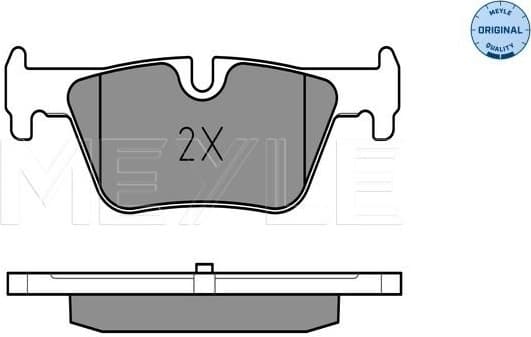 Brake Pad Set, disc brake MEYLE-ORIGINAL: True to OE. 025 253 0717 - image 2