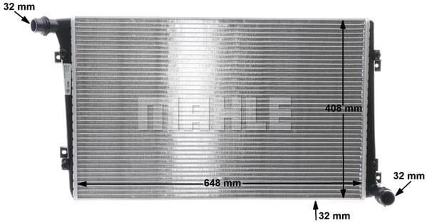 Radiator, engine cooling BEHR CR 1203 000S - image 12