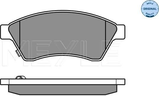 Brake Pad Set, disc brake MEYLE-ORIGINAL: True to OE. 025 250 3118/W - image 2