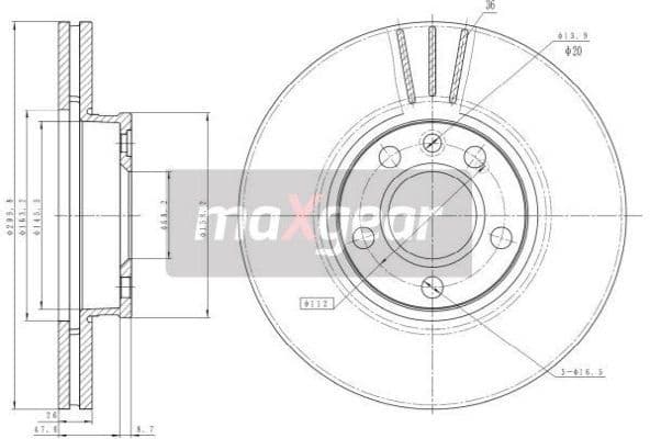 Brake Disc 19-1035 - image 2