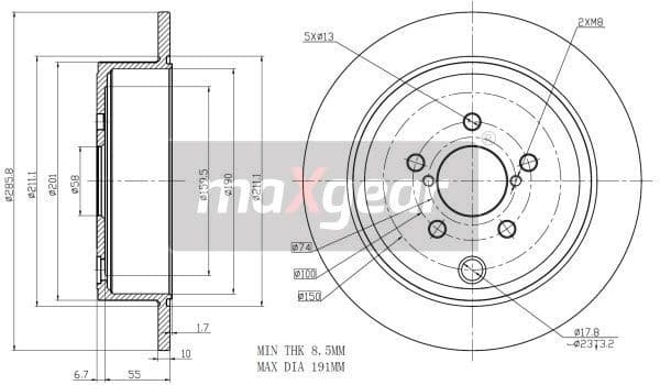 Brake Disc 19-2271