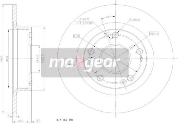 Brake Disc 19-1854