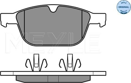 Brake Pad Set, disc brake MEYLE-ORIGINAL: True to OE. 025 243 9920