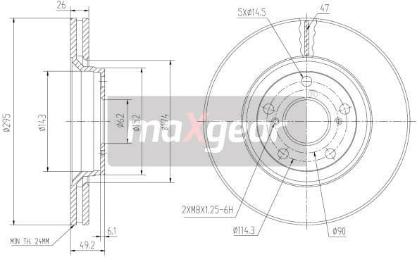 Brake Disc 19-1868 - image 2