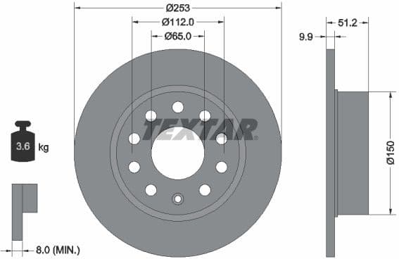 Brake Disc PRO 92120903