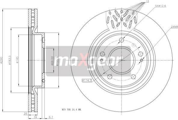 Brake Disc 19-2393