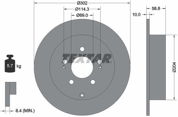 Brake Disc PRO 92148403