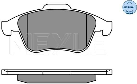 Brake Pad Set, disc brake MEYLE-ORIGINAL: True to OE. 025 247 1018 - image 2