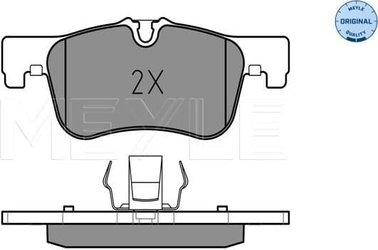 Brake Pad Set, disc brake MEYLE-ORIGINAL: True to OE. 025 250 1418