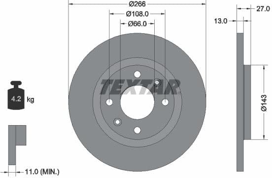 Brake Disc PRO 92089103