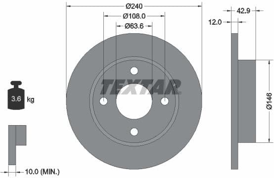 Brake Disc PRO 92075303