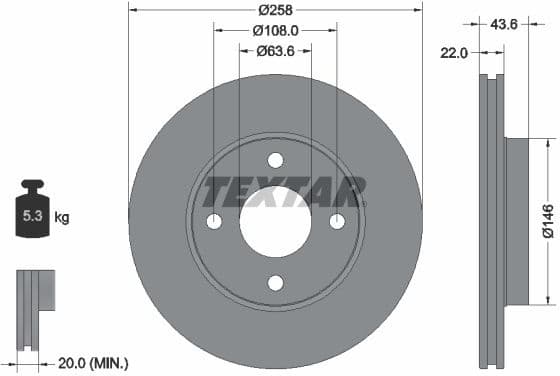 Brake Disc PRO 92096203