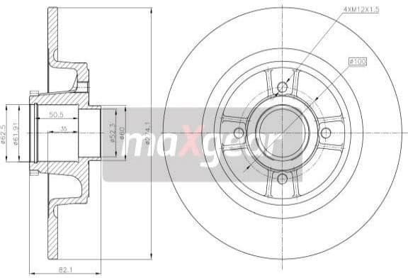 Brake Disc 19-1278