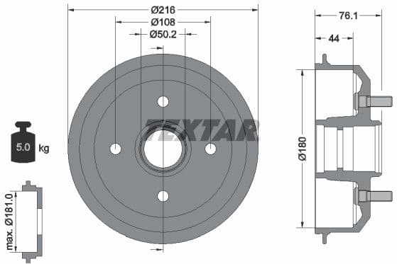 Brake Drum 94018500