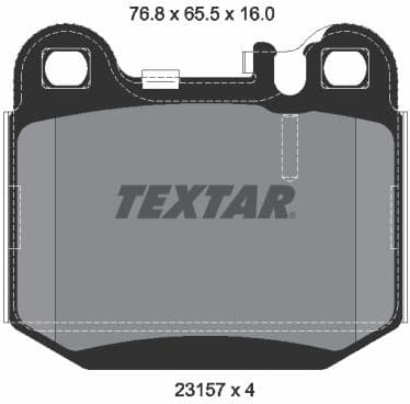 Brake Pad Set, disc brake Q+ 2315702