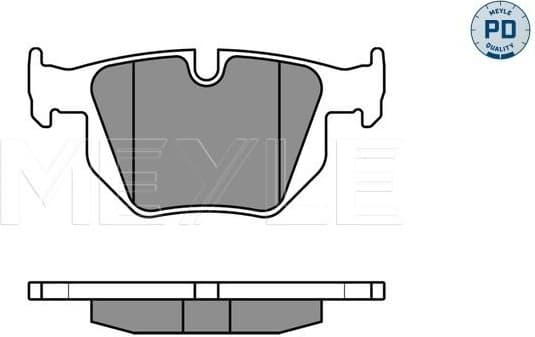 Brake Pad Set, disc brake MEYLE-PD: Advanced performance and design. 025 212 8217/PD