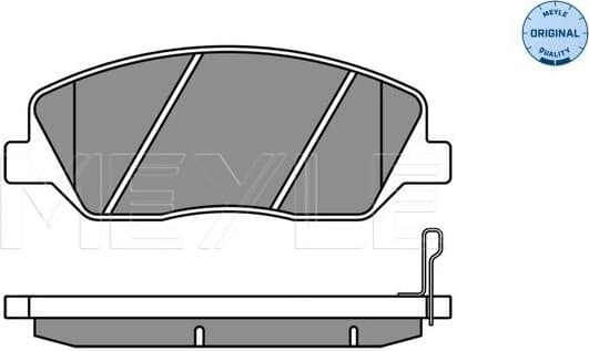 Brake Pad Set, disc brake MEYLE-ORIGINAL: True to OE. 025 243 5117/W - image 3