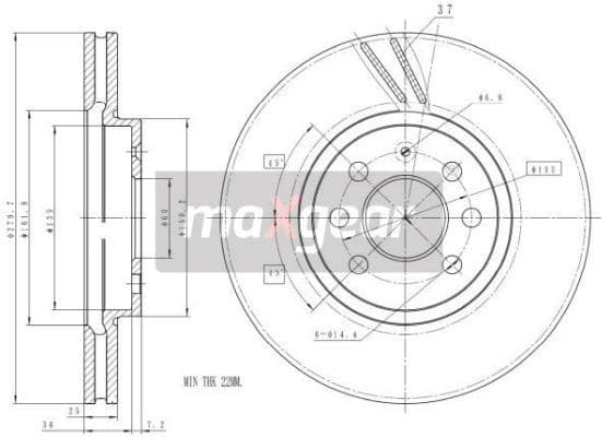 Brake Disc 19-1065