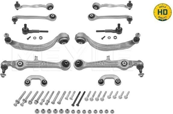 Control/Trailing Arm Kit, wheel suspension MEYLE-HD-KIT: Better solution for you! 116 050 0085/HD