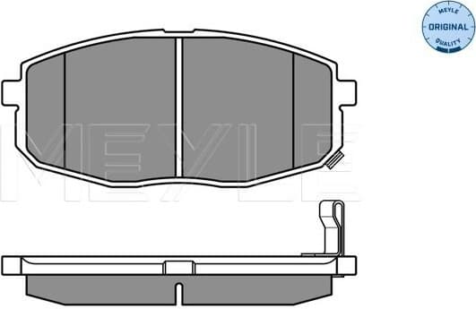 Brake Pad Set, disc brake MEYLE-ORIGINAL: True to OE. 025 239 6617/W - image 3
