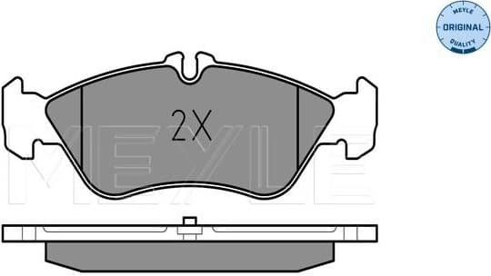 Brake Pad Set, disc brake MEYLE-ORIGINAL: True to OE. 025 215 9218 - image 2