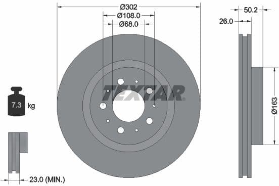 Brake Disc 92092300