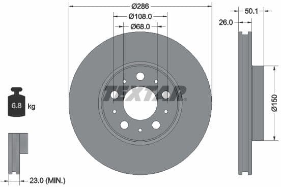 Brake Disc PRO 92100503