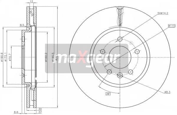 Brake Disc 19-2229