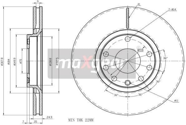 Brake Disc 19-1019