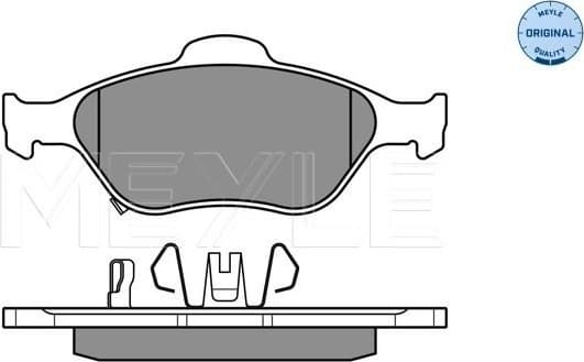 Brake Pad Set, disc brake MEYLE-ORIGINAL: True to OE. 025 232 0217/W - image 2