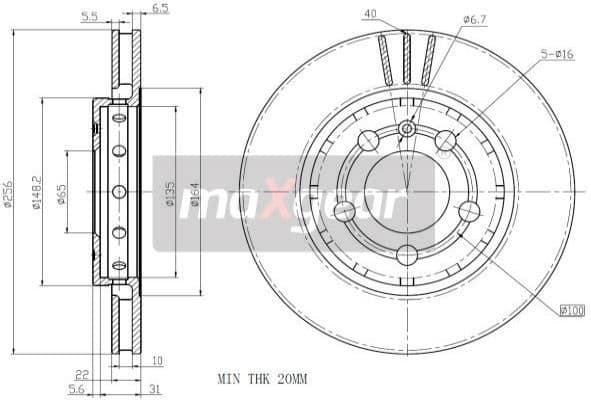 Brake Disc 19-1027