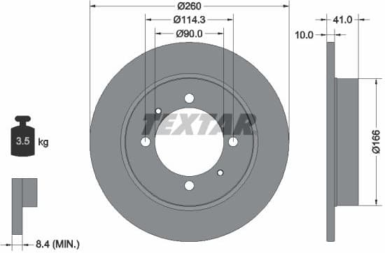 Brake Disc PRO 92083003