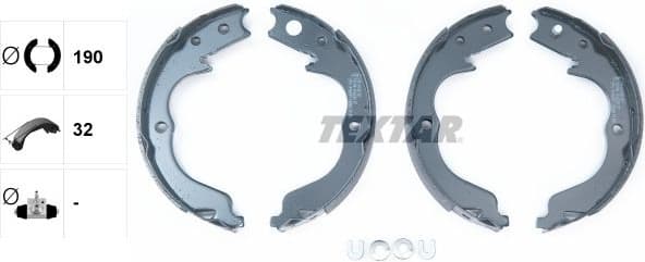 Brake Shoe Set, parking brake 91068300