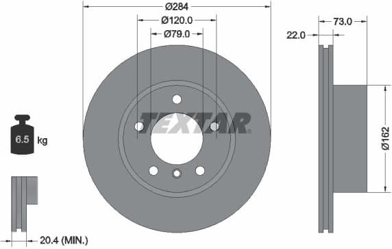 Brake Disc PRO 92238403