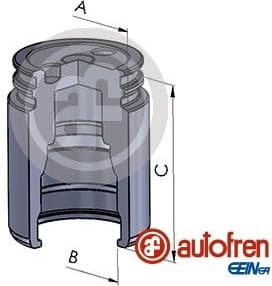 Piston, brake caliper D025558
