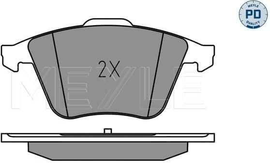Brake Pad Set, disc brake MEYLE-PD: Advanced performance and design. 025 240 2120/PD - image 2