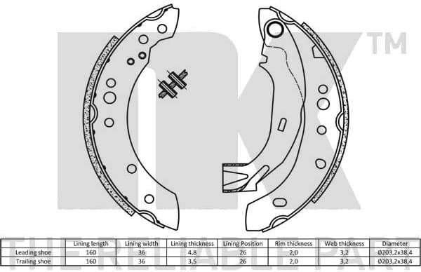 Brake Shoe Set 2719691 - image 2