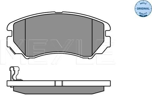 Brake Pad Set, disc brake MEYLE-ORIGINAL: True to OE. 025 238 9116/W - image 2
