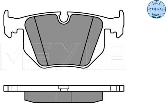 Brake Pad Set, disc brake MEYLE-ORIGINAL: True to OE. 025 234 4717