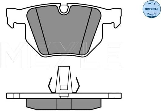 Brake Pad Set, disc brake MEYLE-ORIGINAL: True to OE. 025 234 4717 - image 2