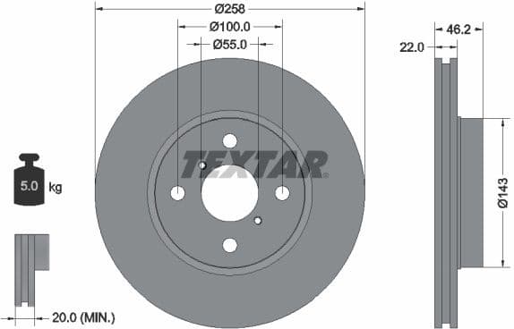 Brake Disc PRO 92164203