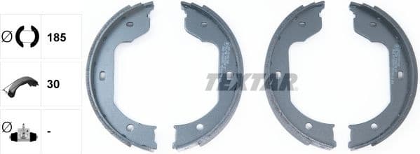 Brake Shoe Set, parking brake 91058700