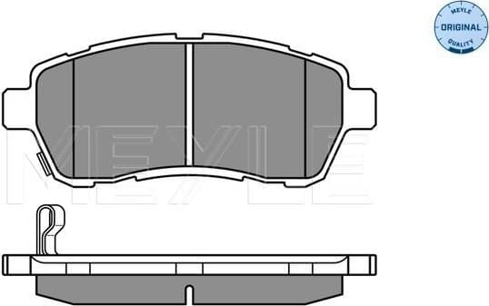 Brake Pad Set, disc brake MEYLE-ORIGINAL: True to OE. 025 242 8316/W - image 2