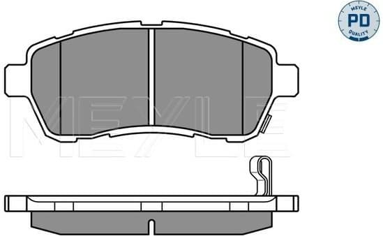 Brake Pad Set, disc brake MEYLE-PD: Advanced performance and design. 025 242 8316/PD - image 3