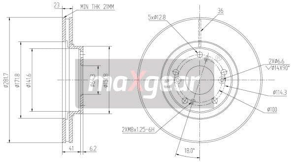 Brake Disc 19-1324 - image 2