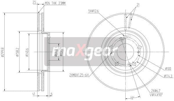 Brake Disc 19-2401 - image 2