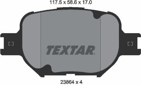 Brake Pad Set, disc brake 2386401