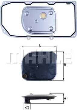 Hydraulic Filter, automatic transmission HX158D1