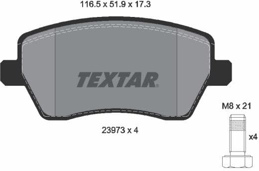 Brake Pad Set, disc brake Q+ 2397301