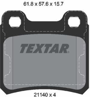 Brake Pad Set, disc brake Q+ 2114001